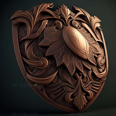 3D model shield (STL)